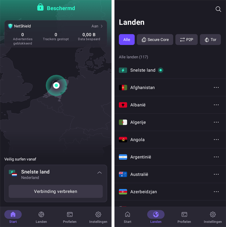 Beste VPN-programma’s - Proton VPN
