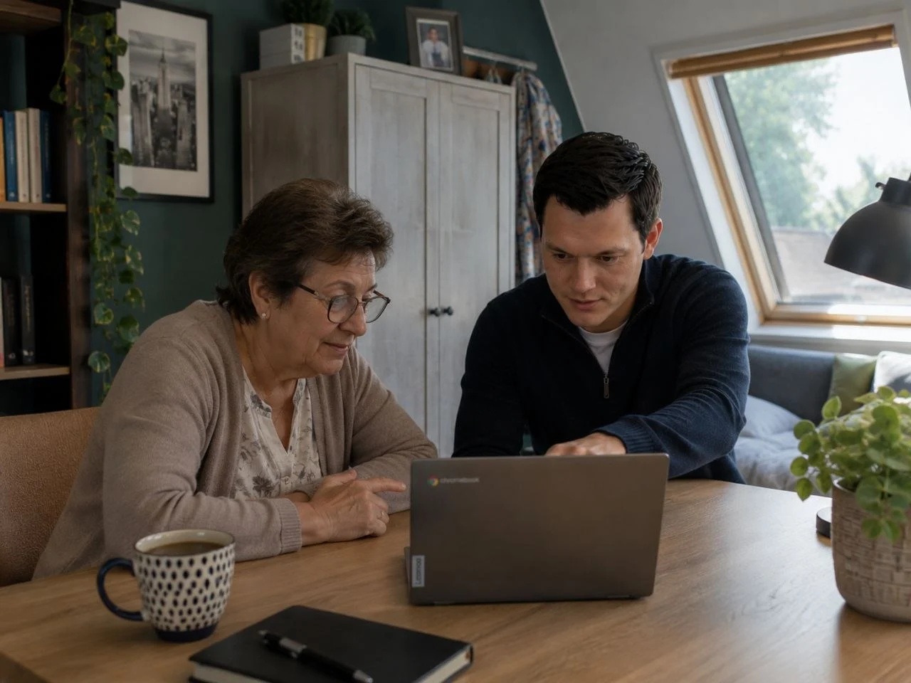 Apps installeren en instellen op Chromebook aan huis