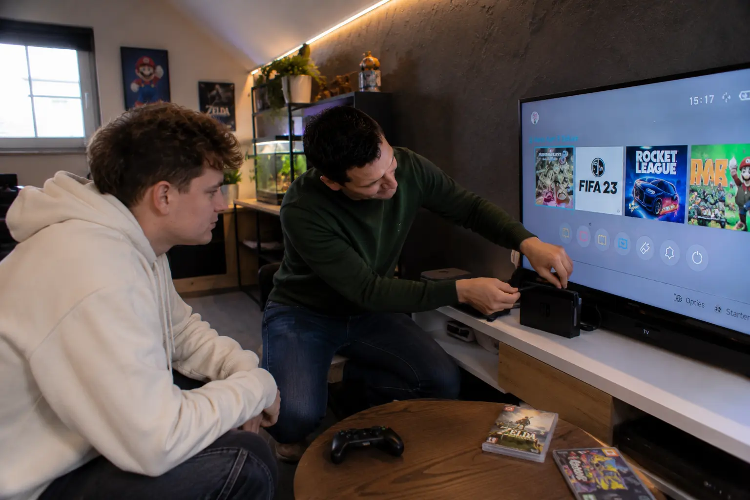Nintendo Switch installeren en instellen aan huis